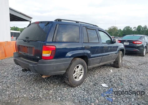 2004 Jeep Grand Cherokee Laredo из США, поврежденный, VIN 1J4GW48N44C398560